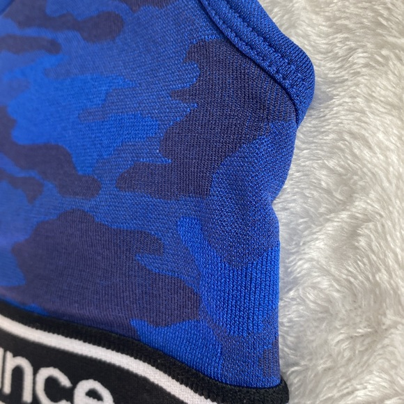 New Balance blue camo sports racerback bra - Picture 7 of 16